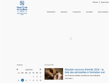 Tablet Screenshot of ecole-privee-bjop.com